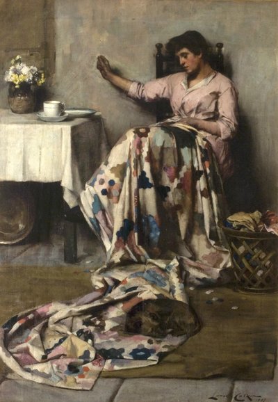 The Patchwork Quilt, 1887 by Lance Calkin